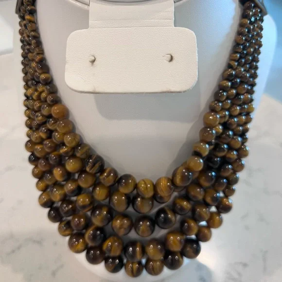 Tigers eyes necklace - Picture 4 of 5